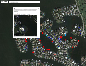 detect boats from satellite view using skycrawler